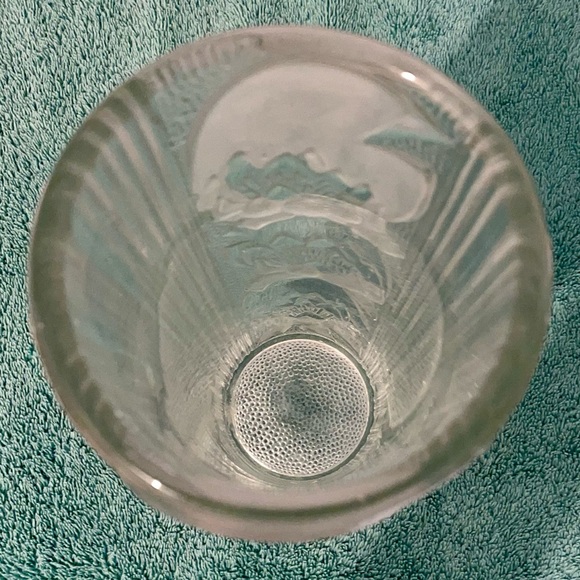 Bohemian Czech Sklo Union Hermanova Hut Art Glass Hand Pressed Vase with Flowers - Picture 10 of 15